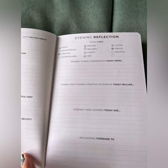 BRAND NEW~Teal Gratitude Journal with Stickers - Picture 4 of 4